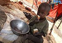 عکس کودک گرسنه آفریقایی